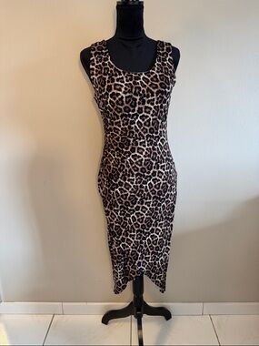 T Tahari Leopard dress